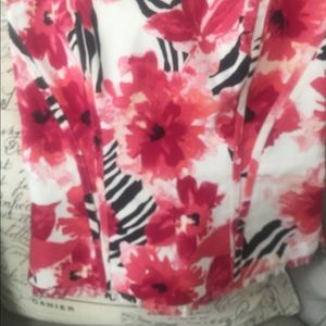 White House Black Market Floral Bustier